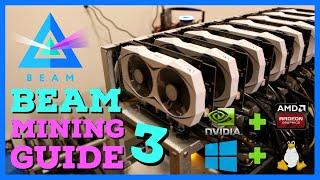 How To Mine BEAM - Beamhash III UPDATE - High GPU Mining PROFITS!