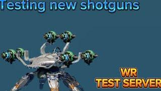 TRYING NEW SHOTGUNS || WAR ROBOTS TEST SERVER #warrobots