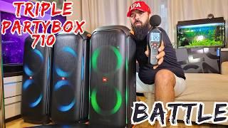 Decibel Showdown: JBL Partybox 710 Edition 1 vs 2 vs 3