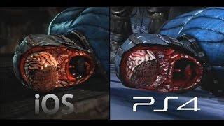 Mortal Kombat X iOS vs PS4 Graphics Comparison