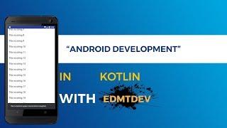 Kotlin Android Tutorial - Swipe Bottom Navigation View