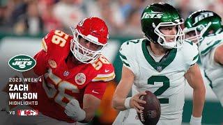 QB Zach Wilson's Best Plays Vs. Chiefs | Week 4