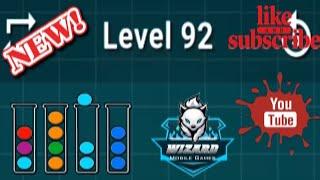 Ball Sort Puzzle Level 92 Color Sorting Games Level 092