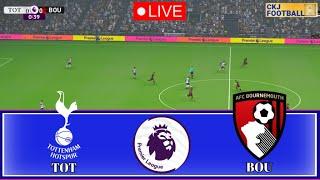 Live! Tottenham Hotspur vs AFC Bournemouth Premier League Live Football Match, PES 21 Simulation 