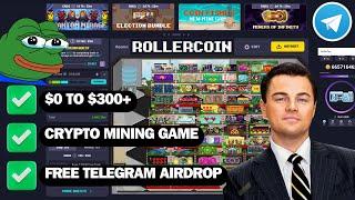 ROLLERCOIN Best Crypto Mining Game (2024)