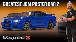 Nissan Skyline R34 GTR V-spec II lands in the TGT showroom...