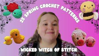 25 Spring Crochet Patterns-Pattern Roundup