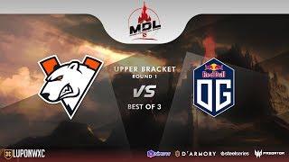 Virtus.Pro vs OG Game 1 (BO3) | MDL Disneyland Paris Major Upper Bracket