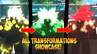 *NEW* DBZ GAME!! EVERY TRANSFORMATION SHOWCASE! | SUPER EVOLUTION | ROBLOX