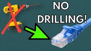 Need to Run Ethernet Without Drilling? Try THIS!