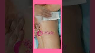 Full Back Waxing by Riddhi Spa MakeOver | learn Waxing | Waxing Tutorial