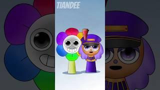 Sprunki OC Dandy's World meets Valerie Phase 2 (Sprunki incredibox animation) #sprunki #incredibox
