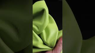 Nappa Leather - Lime Green #shorts #leather #sewing #leathercraft