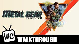 Metal Gear (MSX2) - Walkthrough FULL GAME