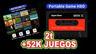 SI TE GUSTA EL RETRO NECESITAS ESTE DISCO DURO!!! Hyper Base BC2RETROPLAYER