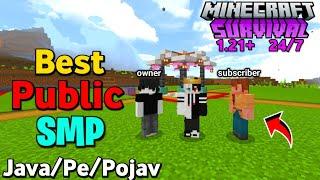 ️ New Best Free Public Smp Server For Minecraft | Java/Pe/Pojav | 24/7 Online | Anyone Can Join ️