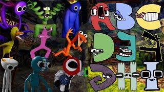 Alphabet Lore Vs All Rainbow Friends Sings Friends To Your End | Alphabet Lore ABCDEFGHI x ROBLOX