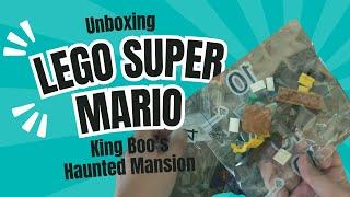 Unboxing of LEGO Super Mario King Boo’s Haunted Mansion Set