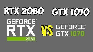 RTX 2060 vs GTX 1070 Benchmarks | Review and Comparison w/ i7-8700K