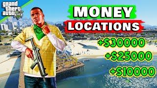 GTA 5 - SECRET MONEY LOCATIONS (Work in 2024)