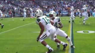 Brad Smith Darrelle Revis Warm Up