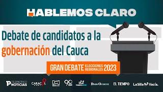 Debate de candidatos a la gobernación del Cauca | El Tiempo