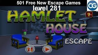 [Walkthrough] 501 Free New Escape Games level 281 - Hamlet house escape - Complete Game