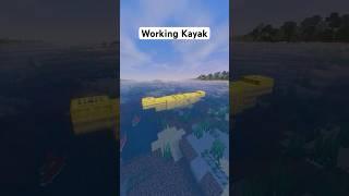 Working Kayak Tutorial in Minecraft #shorts