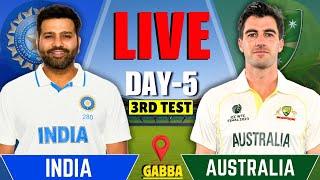 India vs Australia, 3rd Test, Day 5 | IND vs AUS Live Match  | Live Cricket Match Today | IND vs AUS