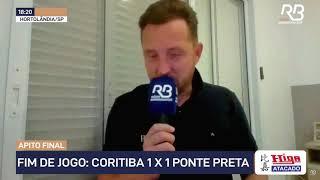 Comentário Final Gleguer Zorzin Coritiba 1 X 1 Ponte Preta - 11/08/2024