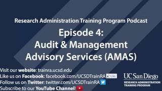 Research Administration Training Program Podcast | Episode 4: AMAS