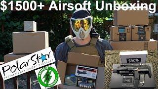 This is what a $1500 Airsoft unboxing Looks like!