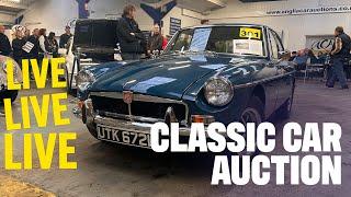 LIVE CLASSIC CAR AUCTION! Anglia Car Auctions November 2024 sale - Day One