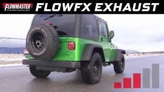 2000-06 Jeep Wrangler TJ 4.0L - FlowFX Cat-Back Exhaust System 717865