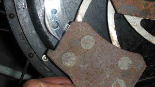 A whole car break pad to a cycle disc brake