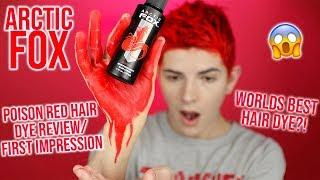 ARCTIC FOX POISON HAIR DYE REVIEW | IS IT WORTH THE HYPE?! | HOW I DYE MY HAIR RED | KEVIN RUPARD