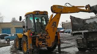 JCB4cx чистка сливной ямы