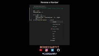 Reverse a Number in Python | Python Examples | Python Coding Tutorial | Python Coding Interview