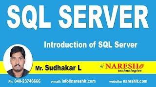 Introduction of SQL Server | SQL Server Tutorial