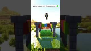 Minecraft: Realistic Redstone Trampoline! #shorts