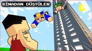 KEMAL CATCHES THOSE WHO FALL FROM THE BUILDING!  - Minecraft