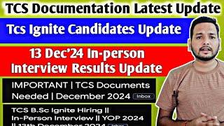 Tcs Sending Documents Related Update | Tcs Ignite Hiring Update | Interview Result | Onboarding Mail