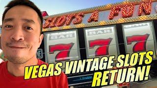 VEGAS VINTAGE SLOTS RETURN!  SLOTS-A-FUN CASINO @CIRCUS CIRCUS (SLOTS A FUN CASINO)