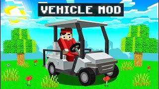 Minecraft: VEHICLE MOD (20+ VEHICLES TO DRIVE!) - Mod Showcase