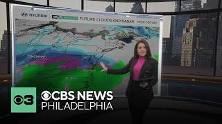 Storm models uncertain on snow chances for Philadelphia on Monday | Latest NEXT Weather forecast