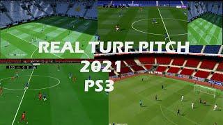 REAL TURF PITCH PES2021 PS3 | DOWNLOAD & INSTALL #PS3