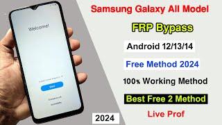 "100% Free Two Method" All Samsung FRP Bypass Android 12/13/14  | Gmail Lock Remove Samsung Phone