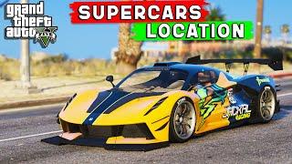 GTA 5 - SUPERCARS LOCATIONS *2024*