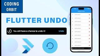 Flutter Undo Delete Action