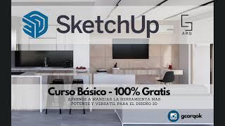 CURSO - SKETCHUP 2024 - 100% - GRATIS!